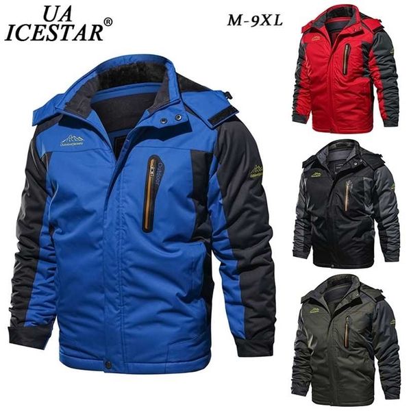 winter parkas men jacket windproof waterproof outdoor fleece warm coat military mountaineering large size hooded 211214, Black;brown
winter parkas men jacket windproof waterproof outdoor fleece warm coat military mountaineering large size hooded 211214, Black;brown