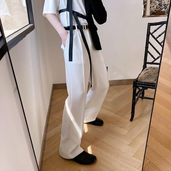 3 colors casual straight women pant suit male vintage fashion long trousers japan korea streetwear pants, Black
3 colors casual straight women pant suit male vintage fashion long trousers japan korea streetwear pants, Black