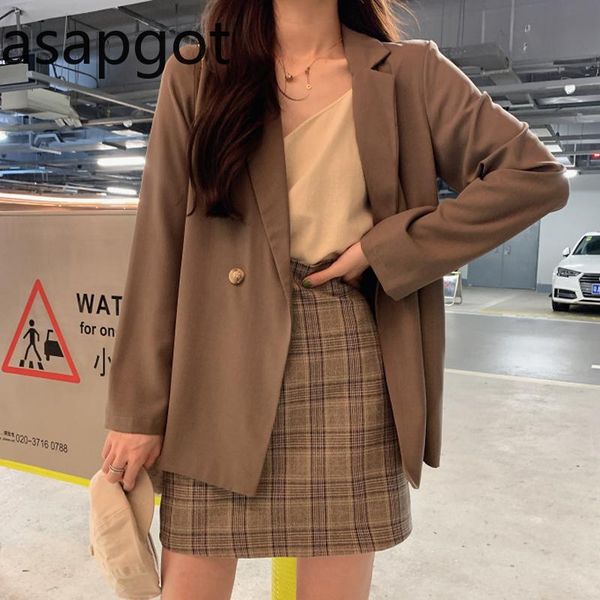 two piece dress blazer & suits korean chic spring full coat + camisole mini plaid skirts vintage 3 pieces elegant women skirt, White
two piece dress blazer & suits korean chic spring full coat + camisole mini plaid skirts vintage 3 pieces elegant women skirt, White