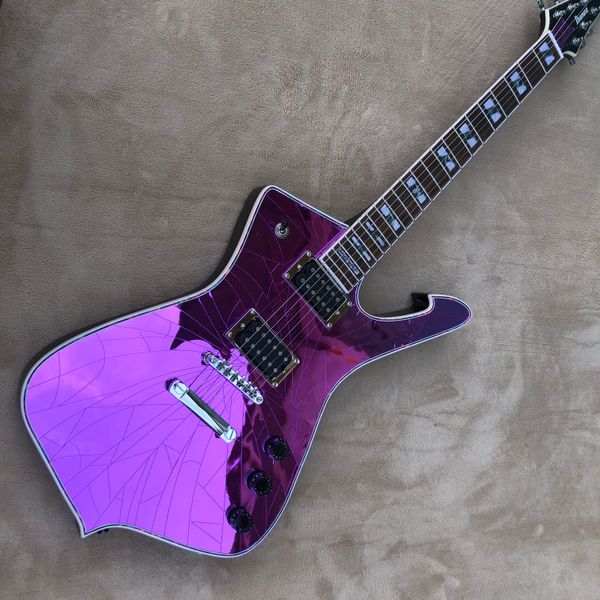 ew high-quality 6-string electric guitar, shaped , golden mirror, black paint, abalone inlay, fixed bridge
ew high-quality 6-string electric guitar, shaped , golden mirror, black paint, abalone inlay, fixed bridge
