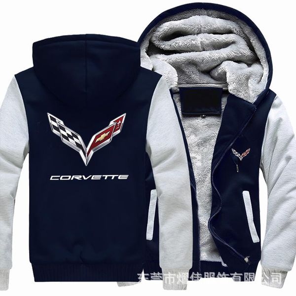 men's hoodies & sweatshirts corvette winter jacket cotton warm casual sweatshirt male thicken coats hoodie size m~6xl, Black 
men's hoodies & sweatshirts corvette winter jacket cotton warm casual sweatshirt male thicken coats hoodie size m~6xl, Black