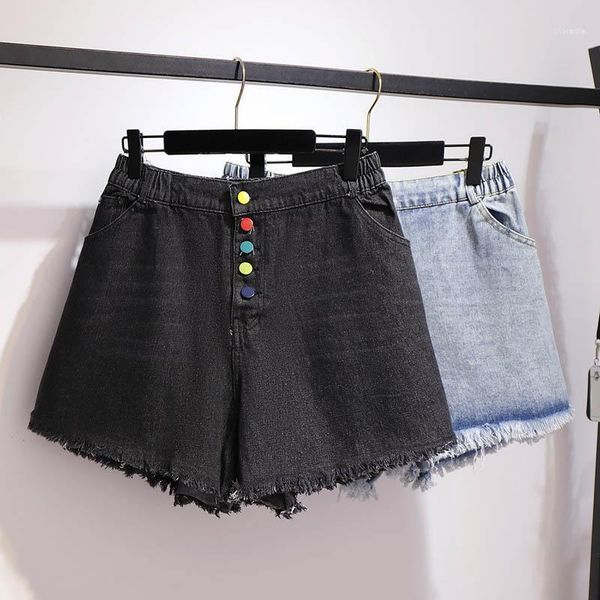 summer denim shorts women plus size waist 111-145cm hip 155cm 4xl 5xl 6xl 7xl 8xl a-line wide-leg black blue colors1
summer denim shorts women plus size waist 111-145cm hip 155cm 4xl 5xl 6xl 7xl 8xl a-line wide-leg black blue colors1