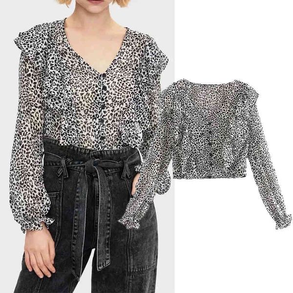 women's blouses & shirts 2021 summer new fashion short paragraphleopard shirt printing lotus leaf side v-neck long sleeve receive, White
women's blouses & shirts 2021 summer new fashion short paragraphleopard shirt printing lotus leaf side v-neck long sleeve receive, White
