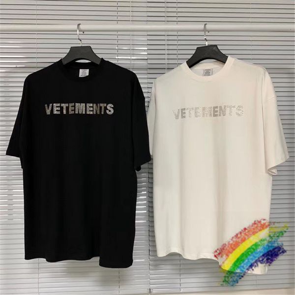 t shirts fw vetements rhinestones t shirts men women flash drilling 1:1 embroidery vtm t-shirts tees, White;black
t shirts fw vetements rhinestones t shirts men women flash drilling 1:1 embroidery vtm t-shirts tees, White;black