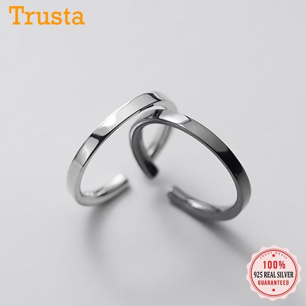 cluster rings trustdavis real 925 sterling silver temperament contracted ins smooth surface opening ring for women girls jewelry gift da1611, Golden;silver
cluster rings trustdavis real 925 sterling silver temperament contracted ins smooth surface opening ring for women girls jewelry gift da1611, Golden;silver
