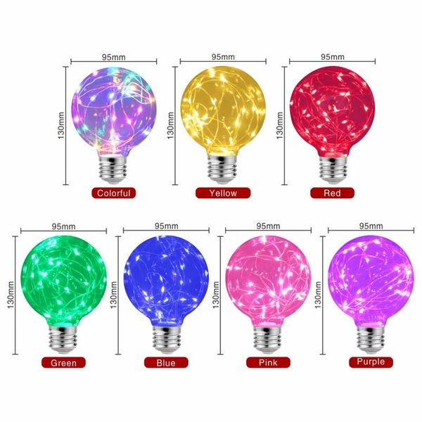 bulbs led edison bulb e27 g95 colorful string lights rgb lighting copper wire for home decor holiday night light lamp
bulbs led edison bulb e27 g95 colorful string lights rgb lighting copper wire for home decor holiday night light lamp