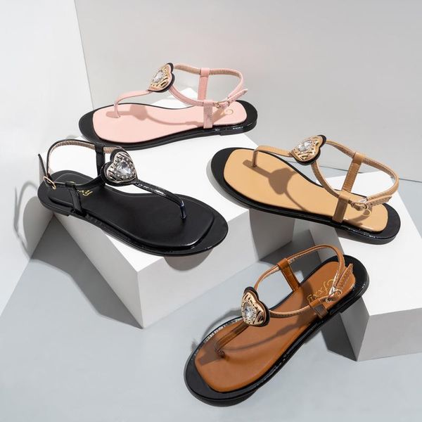 sandals summer women's flat beach shoes casual wedge slippers big size flip flops sandalias de las mujer, Black
sandals summer women's flat beach shoes casual wedge slippers big size flip flops sandalias de las mujer, Black