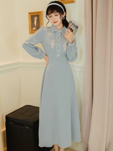 casual dresses dress early autumn the embroidery long sleeve fashion age reduction institute wind restoring ancient ways, 5513, Black;gray
casual dresses dress early autumn the embroidery long sleeve fashion age reduction institute wind restoring ancient ways, 5513, Black;gray
