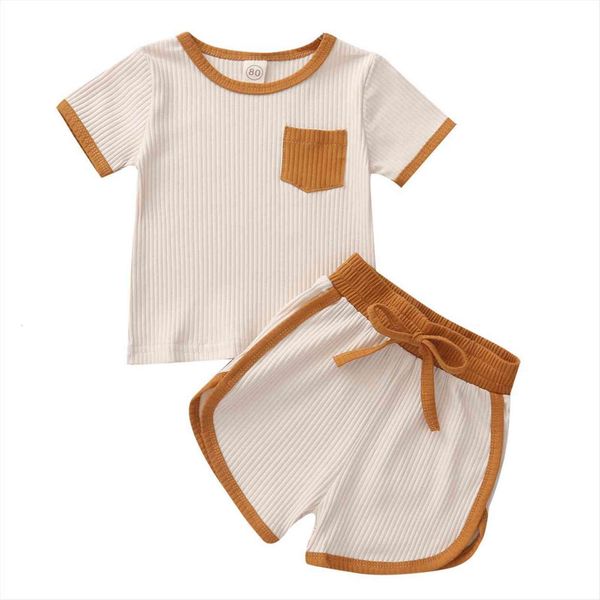 kids baby 2 piece outfit set short sleeve pocket shorts for children boys girls, White
kids baby 2 piece outfit set short sleeve pocket shorts for children boys girls, White