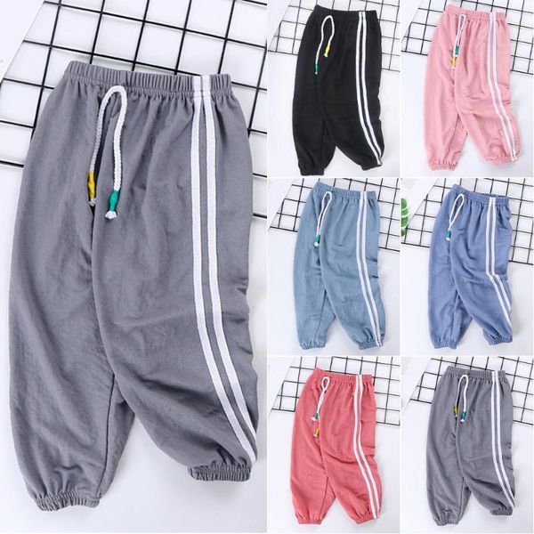 trousers striped boys girls drawstring waist long kids casual loose jogger pants, Blue
trousers striped boys girls drawstring waist long kids casual loose jogger pants, Blue