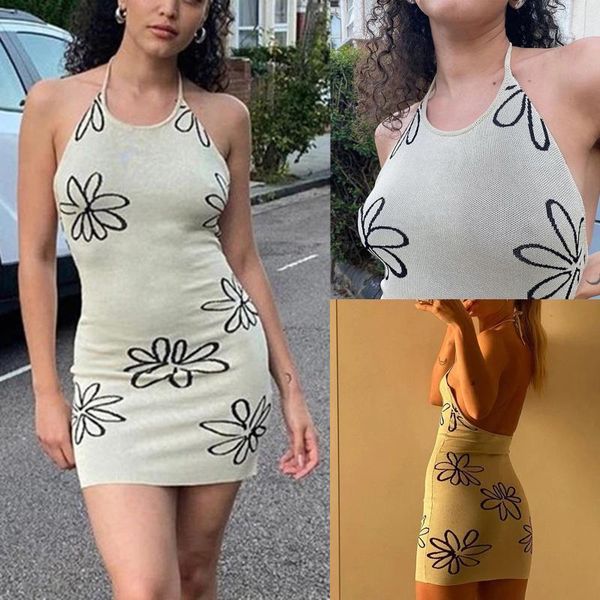 casual dresses summer fashion women halter dress street girl neck tight knit for robe femme vestidos, Black;gray
casual dresses summer fashion women halter dress street girl neck tight knit for robe femme vestidos, Black;gray