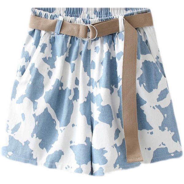 women's shorts korean summer women denim white high waist milk cow print polka dot jeans harajuku fashion casual loose black short, White;black
women's shorts korean summer women denim white high waist milk cow print polka dot jeans harajuku fashion casual loose black short, White;black