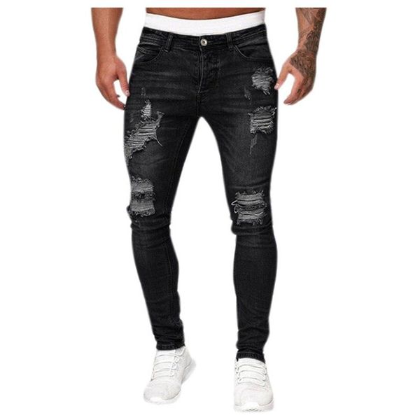 men's jeans sweatpants hole pants casual summer autumn male ripped skinny trousers fashion slim biker outwears l3, Blue
men's jeans sweatpants hole pants casual summer autumn male ripped skinny trousers fashion slim biker outwears l3, Blue