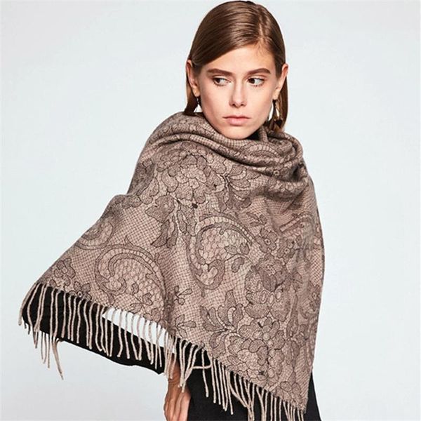 thicken 100% wool scarf women winter warm wraps shawl elegant lace print 200x70cm scarves, Blue;gray
thicken 100% wool scarf women winter warm wraps shawl elegant lace print 200x70cm scarves, Blue;gray