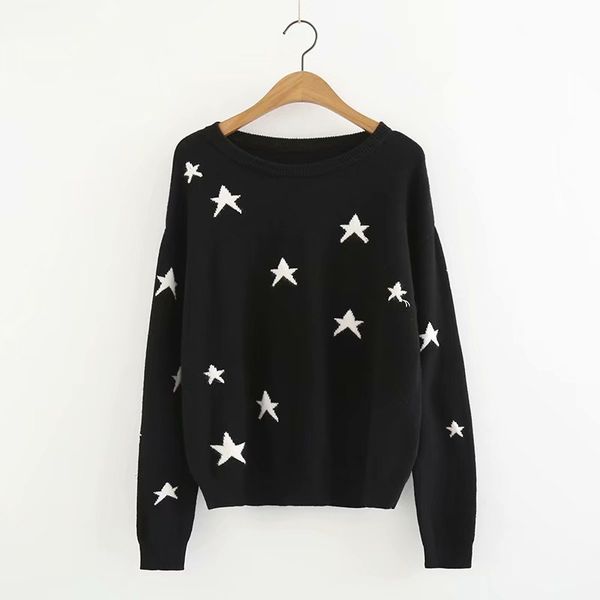 hoodie a woman's pull femme mesh sweater outerwear female sleeve pullovers neck star jumper, Black
hoodie a woman's pull femme mesh sweater outerwear female sleeve pullovers neck star jumper, Black