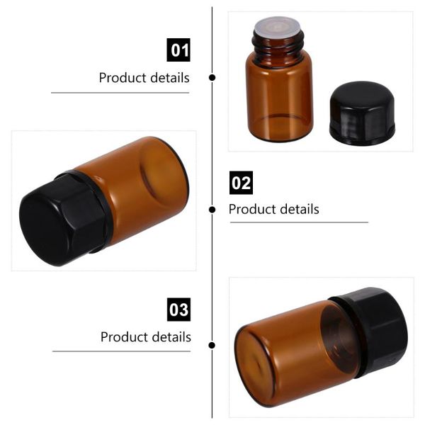 storage bottles & jars 100pcs 2ml brown empty makeup glass sub packaging cream vials
storage bottles & jars 100pcs 2ml brown empty makeup glass sub packaging cream vials