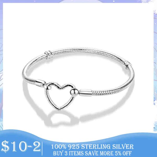 new bracelet silver color heart love closure snake chain for women fit original pandora charm bead diy making jewelry
new bracelet silver color heart love closure snake chain for women fit original pandora charm bead diy making jewelry