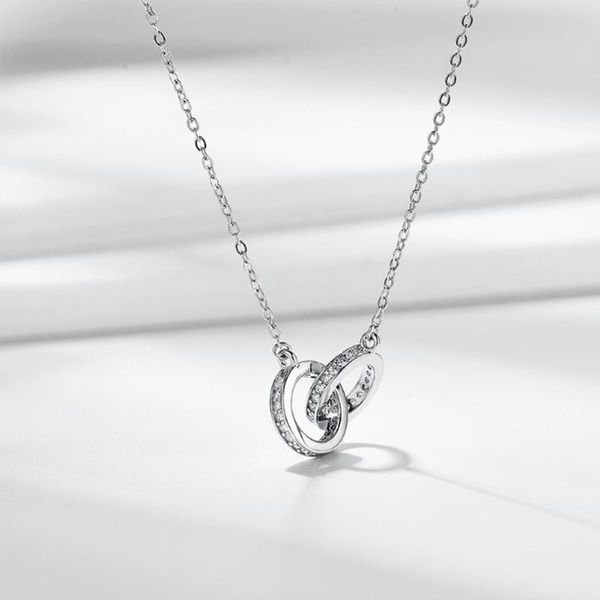 chokers fashion s925 silver plated double circles necklace simple style with zirconia for women gift party n09004, Golden;silver
chokers fashion s925 silver plated double circles necklace simple style with zirconia for women gift party n09004, Golden;silver
