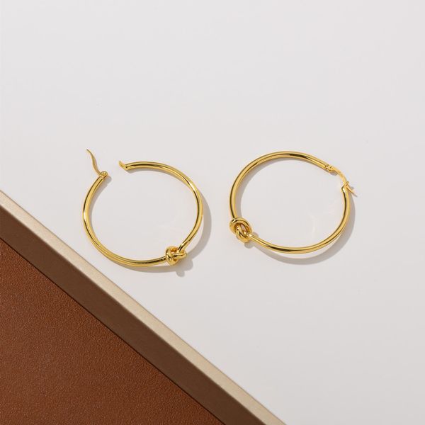 design jewelry style designer brass fashion simple knotting large ring earrings knotted earrings, Golden
design jewelry style designer brass fashion simple knotting large ring earrings knotted earrings, Golden