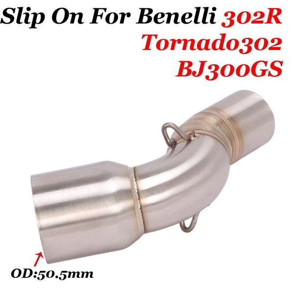 motorcycle exhaust system escape modified lossless catalyst middle link pipe 51mm muffler slip on for benelli 302r bj300gs 302
motorcycle exhaust system escape modified lossless catalyst middle link pipe 51mm muffler slip on for benelli 302r bj300gs 302