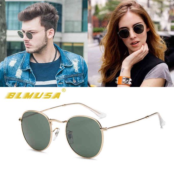 designer sunglasses blmusa classic metal round women pilot men brand eyeglasses vintage sun glasses eyewear gafas de sol, White;black
designer sunglasses blmusa classic metal round women pilot men brand eyeglasses vintage sun glasses eyewear gafas de sol, White;black
