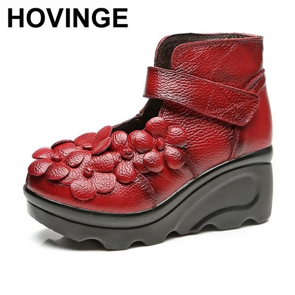 boots hovinge women leather flower pumps 6 cm high heels wedge shoes ankle strap handmade retro, Black
boots hovinge women leather flower pumps 6 cm high heels wedge shoes ankle strap handmade retro, Black