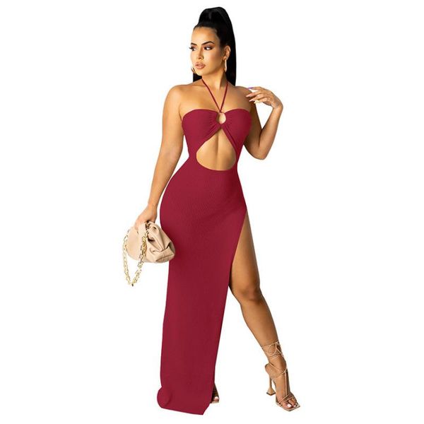 casual dresses dress women fashion halter neck sleeveless hollow out long knitted 2021 slit bodycon club summer vestidos, Black;gray
casual dresses dress women fashion halter neck sleeveless hollow out long knitted 2021 slit bodycon club summer vestidos, Black;gray