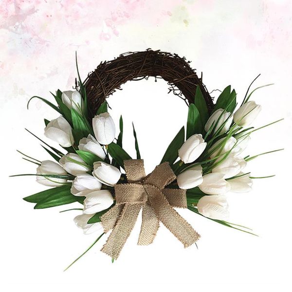 decorative flowers & wreaths white tulip garland home wreath hanging wedding decoration for wall door
decorative flowers & wreaths white tulip garland home wreath hanging wedding decoration for wall door