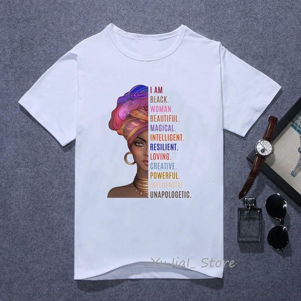 i am a powerful women t shirts black melanin letter print african girl history month female graphic tee femme, White
i am a powerful women t shirts black melanin letter print african girl history month female graphic tee femme, White