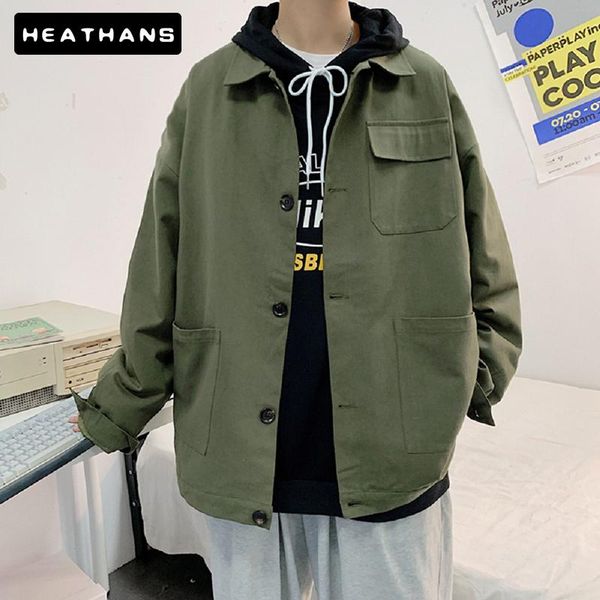 cargo men's jacket harajuku streetwear outerwear bomber jackets japanese-style spring autumn loose clothes high quality, Black;brown
cargo men's jacket harajuku streetwear outerwear bomber jackets japanese-style spring autumn loose clothes high quality, Black;brown