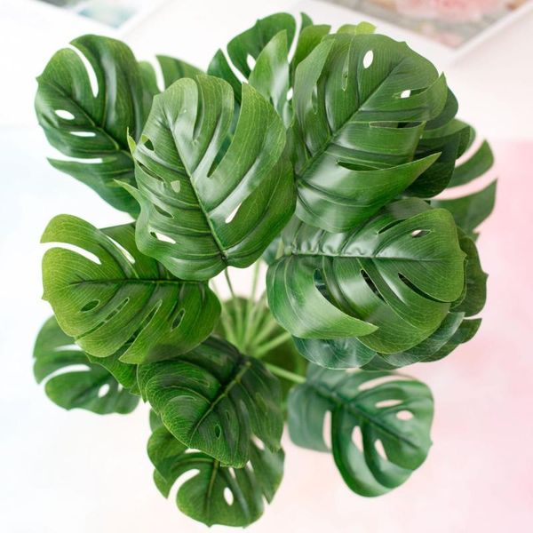 decorative flowers & wreaths 18heads 54cm artificial plant green monstera leaves home garden office decoration flower arrangement accessorie
decorative flowers & wreaths 18heads 54cm artificial plant green monstera leaves home garden office decoration flower arrangement accessorie