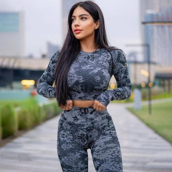 yoga outfit 2 piece sets womens outfits women workout sportwear 2021 camouflage seamless suit for fitness long sleeve crop leggings set
yoga outfit 2 piece sets womens outfits women workout sportwear 2021 camouflage seamless suit for fitness long sleeve crop leggings set