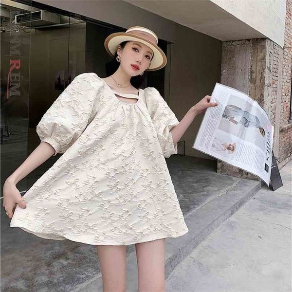 women dress round neck short puff sleeve loose fit female fashion temperament summer arrivals 2e2030 210526, Black;gray
women dress round neck short puff sleeve loose fit female fashion temperament summer arrivals 2e2030 210526, Black;gray
