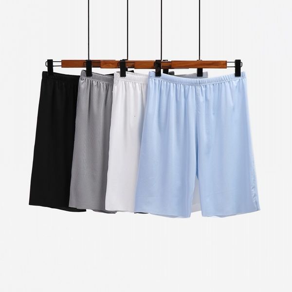 underpants shorts men's summer casual ice silk underwear four corner elastic five point thin sleepwear breathable loose beach pants, Black;white
underpants shorts men's summer casual ice silk underwear four corner elastic five point thin sleepwear breathable loose beach pants, Black;white