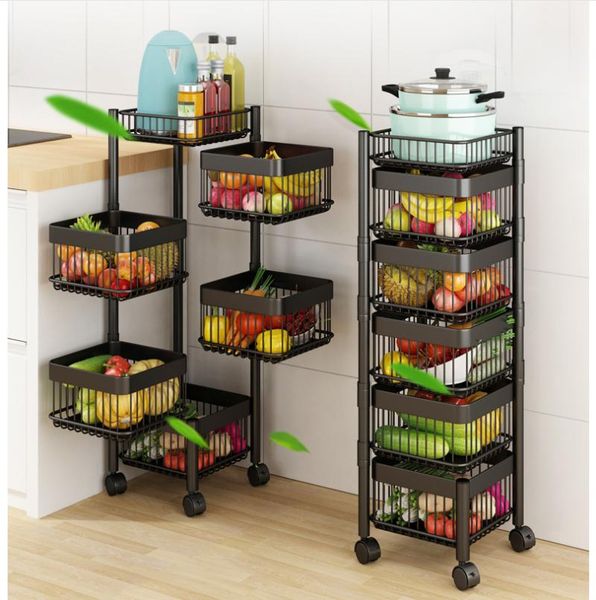 kitchen storage & organization 360 degree rotating basket shelf floor multi-layer household fruit and vegetable dish rack organizer
kitchen storage & organization 360 degree rotating basket shelf floor multi-layer household fruit and vegetable dish rack organizer