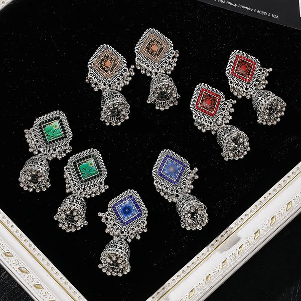 pendientes boho vintage square silver color indian earrings for women ethnic beads bells tassel wedding earrings
pendientes boho vintage square silver color indian earrings for women ethnic beads bells tassel wedding earrings