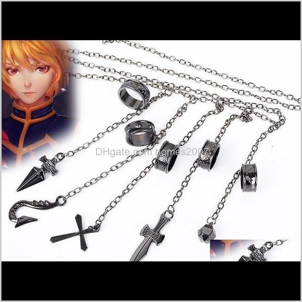 jewelrycartoon x kurapika cosplay costume prop metal ring aessories stainless steel fashion pendant chain for gift cluster rings drop delive, Golden;silver
jewelrycartoon x kurapika cosplay costume prop metal ring aessories stainless steel fashion pendant chain for gift cluster rings drop delive, Golden;silver