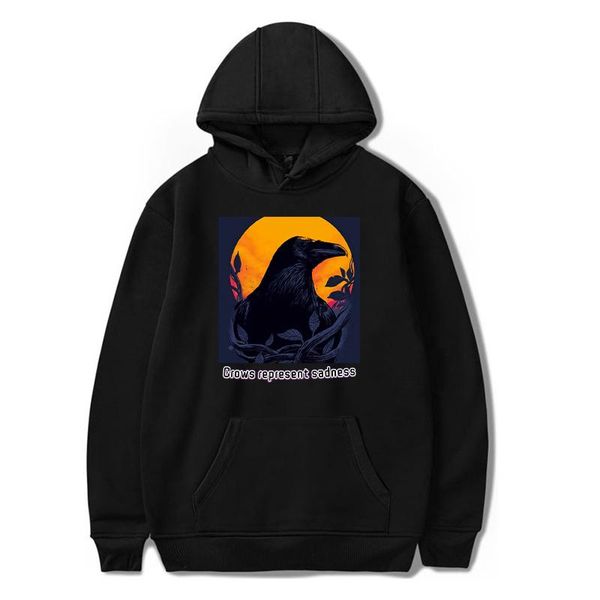 crow printed hoodies autumn casual harajuku pullover long sleeve sweatshirts men women hip hop streetwear blm hoodie men's &, Black
crow printed hoodies autumn casual harajuku pullover long sleeve sweatshirts men women hip hop streetwear blm hoodie men's &, Black