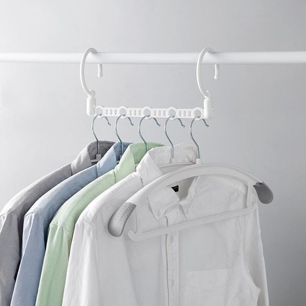 hooks & rails 5pcs/set storage rack plus 5 hangers multifunctional drying household magic multilayer folding wardrobe shelf
hooks & rails 5pcs/set storage rack plus 5 hangers multifunctional drying household magic multilayer folding wardrobe shelf