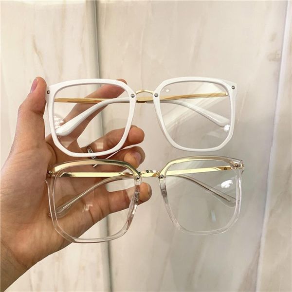 1pcs anti-blue light women glasses frame oversized computer eyeglasses vintage men spectacles transparent square eyewear frames sunglasses, White;black
1pcs anti-blue light women glasses frame oversized computer eyeglasses vintage men spectacles transparent square eyewear frames sunglasses, White;black