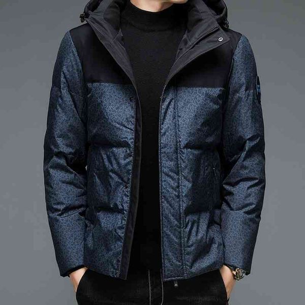 new leisure fashion contrast color down jacket men's simple daily detachable hat thickened warm, Black
new leisure fashion contrast color down jacket men's simple daily detachable hat thickened warm, Black