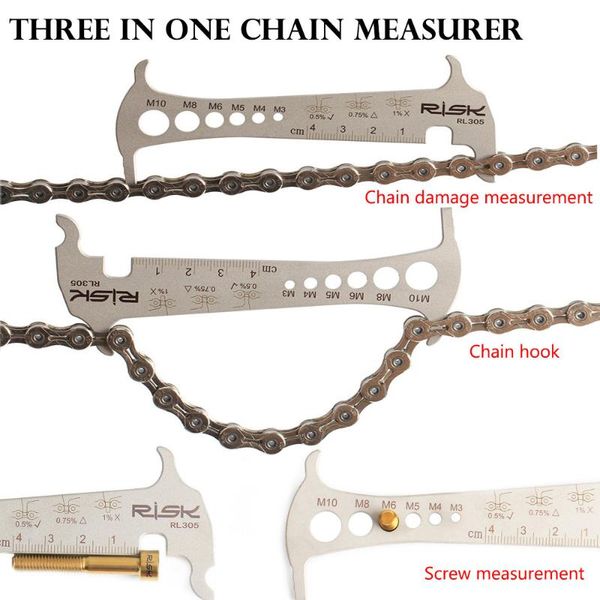 tools risk 3 1 bicycle chain road bike tool wear calipers measuring screw hook cycling accessories
tools risk 3 1 bicycle chain road bike tool wear calipers measuring screw hook cycling accessories