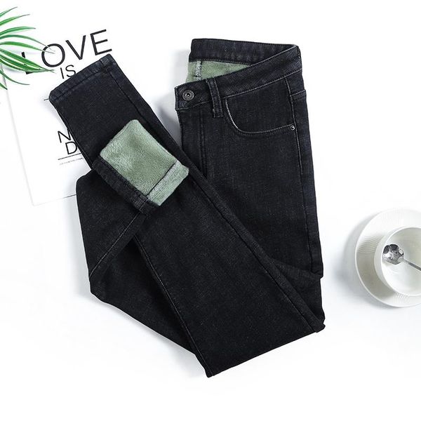 women's jeans classic solid color for women fleece simplicity thicken keep warm slim skinny velvet denim pants female casual clothing, Blue
women's jeans classic solid color for women fleece simplicity thicken keep warm slim skinny velvet denim pants female casual clothing, Blue