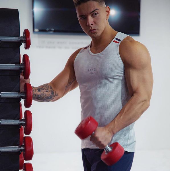 style stylish vest mens fitness muscle shirt bodybuilding gym sleeveless male undershirt, White;black
style stylish vest mens fitness muscle shirt bodybuilding gym sleeveless male undershirt, White;black