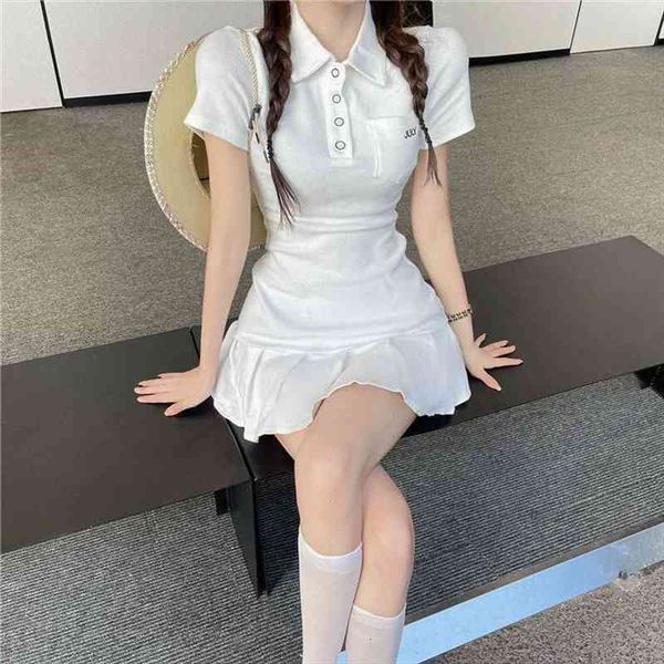 preppy style pleated mini sheath womens dress solid turn down collar party dresses short sleeve casual korean fashion, Black;gray
preppy style pleated mini sheath womens dress solid turn down collar party dresses short sleeve casual korean fashion, Black;gray
