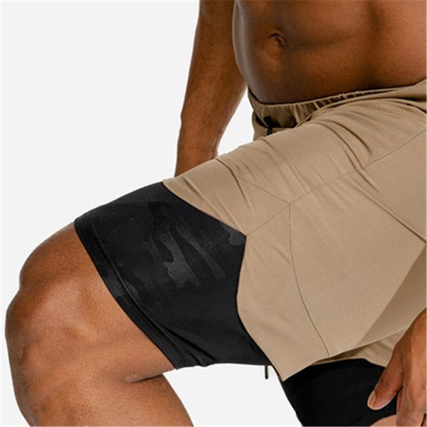 running shorts for mens 2 in 1 fitness men sports quick drying training gym sport joggers short pants, Black;blue
running shorts for mens 2 in 1 fitness men sports quick drying training gym sport joggers short pants, Black;blue