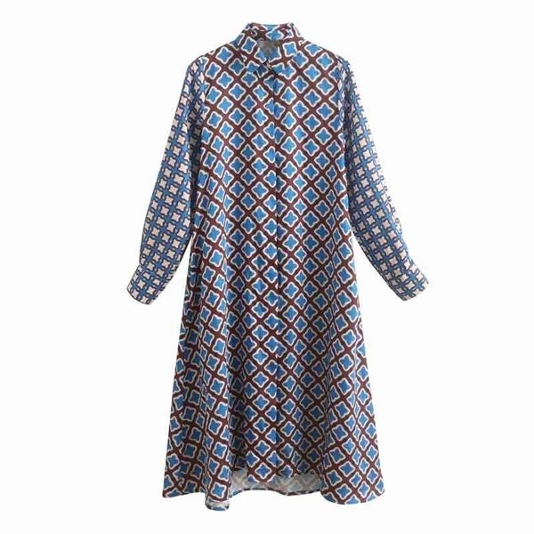 women summer vintage print dress long sleeve turn-down collar buttons dresses female elegant straight shirts dress vestidos 210325, Black;gray
women summer vintage print dress long sleeve turn-down collar buttons dresses female elegant straight shirts dress vestidos 210325, Black;gray
