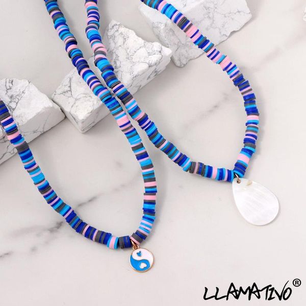chains bohemia natural shell colorful polymer clay beads necklace for women multi-layer vintage yin yang beaded necklaces jewelry gift, Silver
chains bohemia natural shell colorful polymer clay beads necklace for women multi-layer vintage yin yang beaded necklaces jewelry gift, Silver