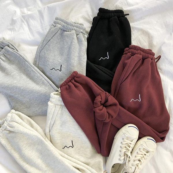 neploe pants women 2021 spring embroidery elastic high waist ladies trousers loose casual beam feet femme 1c285 women's & capris, Black;white
neploe pants women 2021 spring embroidery elastic high waist ladies trousers loose casual beam feet femme 1c285 women's & capris, Black;white