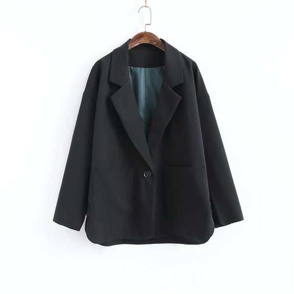 winter spring loose fashion ladies coat leisure women overcoat solid color elegant female outerwear women's suits & blazers, White;black
winter spring loose fashion ladies coat leisure women overcoat solid color elegant female outerwear women's suits & blazers, White;black